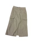 Universal Threads Universal Thread Khaki Cargo Maxi Skirt Utility Safari Style Size 4 Photo 3