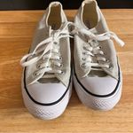 Converse  Light Gray Sneakers Size‎ 8.5 Photo 2