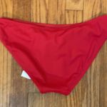 ANDIE x Mindy Bikini Set Maui Top Rib Swimsuit Flame Red size small NWT Photo 7