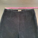 LLBean Black Corduroy Pants Womens 8 Regular Straight Leg Casual Comfort Retro Photo 4