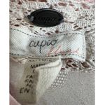 cupio Women's Blush Pink Short Sleeve Cuffed Sleeves Blouse XL Photo 4