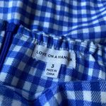 love on a hanger  size 3 blue mini skirt Photo 4