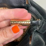 Bodhi‎ Black Pebbled Leather Tote Bag Photo 7