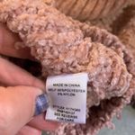 onetheland  Shaggy Sweater Womens Waist Length Cowl Neck S Small Blush Pink Photo 9