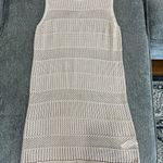 Elie Tahari Beige crochet knit dress Photo 0