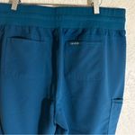Jaanuu  Women’s 13 Pocket Teal Scrub‎ Jogger Sz XLP Antimicrobial Photo 4