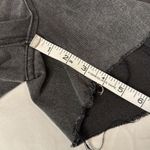 White Fox Boutique White Fox Asymmetrical Waistband Let’s Go Shorts Black Acid Denim, Size XS Photo 3