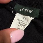 J.Crew Ruffle Prima Cotton Silk Ruffle Cardigan Black- Size XS Photo 4