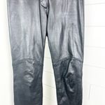 wilson's leather  Maxima Leather Pants Vtg Black Motorcycle Biker Size 8 Photo 3