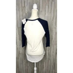 NWT Women's New York Yankees 3/4 Sleeve Raglan T Photo 3