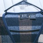 Rue 21 plaid zip up sweater Vintage Photo 1