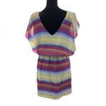 Lucy Love Multicolor Short Dress – Fresh and light dress with striped Photo 1