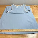 Bandier Small Petite Tennis Sleeveless Sport Rib dress Lite Blue Photo 5