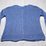 CeCe  V-Neck Sweater in Sky Blue Photo 0