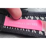 Victoria's Secret The Fabulous Crochet Trim Bikini Top Bra 32B Black Swimwear Photo 2