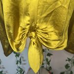 EXPRESS Portofino Tie Top Lime Green Yellow Gold Photo 2