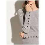 Vince ✨ Knit Fitted Sweater Sz Medium Midi Dress✨ Photo 3