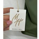 NWT Maheli Heli The Emma Sleeveless Seamless Scuba Neck Crop Top Sage Women's M Size M Photo 4