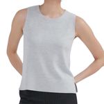 MM.LaFleur Gray Louisa Merino Wool Sleeveless Layering Tank size Large Photo 0