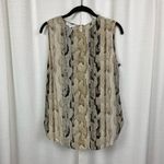 Equipment  Femme Brown Snakeskin Print Tank Blouse Sz.S/P Photo 1