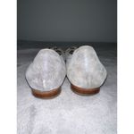 AGL Attilio Giusti Leombruni Sparkle Blue/Red Leather Ballet Flats Buckles 37.5 Blue Size 7 Photo 4