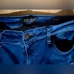 Judy Blue NWOT plus ladies  distressed dark wash denim skinny boyfriend fit 15/32 Photo 2