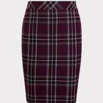 Torrid Purple Plaid Pencil Skirt Sz.2 Photo 3