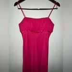 Y2K Morgan & Co Fuchsia Maxi Evening Prom Cocktail Dress Size 7/8 Pink Photo 2