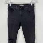 Madewell  9” High Rise Skinny Jeans in Black Sea Size 27 Photo 4