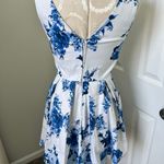 Jun & Ivy Fit & Flare Mini Floral Sleeveless Dress w/ Pockets Small Photo 4