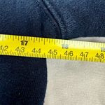 J.Crew Women's Full Zip Hoodie Jacket Medium Navy Blue Striped Photo 4