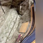 Coach NWOT Denim Hampton Bag Photo 10