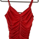 DKNY  Mesh Ruched Sleeveless Top‎ Sz Small Photo 0
