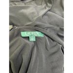 Ralph Lauren Lauren  Tulle-Panel Sleeveless Jersey Gown In Black. Size 12 Photo 6