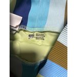 Aerie High Cut Cheeky Bikini Bottom Multicolor Striped Ribbed S Photo 2