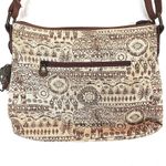 Sakroots  Artist Circle Basic Crossbody Bag Mandala Elephants Batik Linen Canvas Photo 3