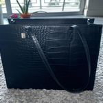 BEIS The Work Tote in Black Croc Photo 0