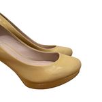 Vince Camuto  Zella Patent Platform Pumps Petal Nude Beige Women’s Size 9.5 Photo 2