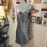 Black and White Geometric Print Dress with Robe Photo 6