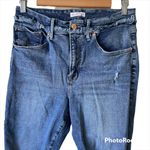 Good American Good Legs Frayed High Waist Ankle Skinny Jeans In Blue612 Photo 4