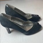 Loft  Black Peep-Toe Heels Photo 6