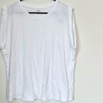 EXPRESS NWT Women's White Skimming Crew Neck Muscle Tee - Size: Large Photo 5