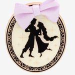 Lounge Fly  Disney Tangled Rapunzel & Flynn Silhouette Enamel Pin Photo 1