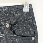 THOMAS WYLDE Black Metallic Skull Graphic Pants, Size 0 Photo 7