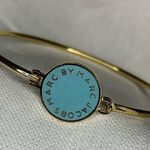 Marc by Marc Jacobs  Gold Blue Enamel Button Bangle Photo 0