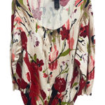 Lane Bryant Multicolor Floral Button up Cardigan Sweater Size 18 20 Photo 0