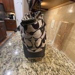 Coach Signature Stripe Jacquard Multi-function Tote/Baby Bag F13803 Photo 3