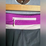Lululemon  Groovy Run Shorts Women 4 Gray Violet Zip Pocket Inner Briefs Wicking Photo 3