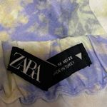 ZARA  Women's Multicolor Tie Dye Elastic Waist Mini A-Line Flared Skirt Size M Photo 3
