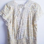 American Eagle  Ruffle Tiered Floral Lace Bohemian Mini Dress Photo 8